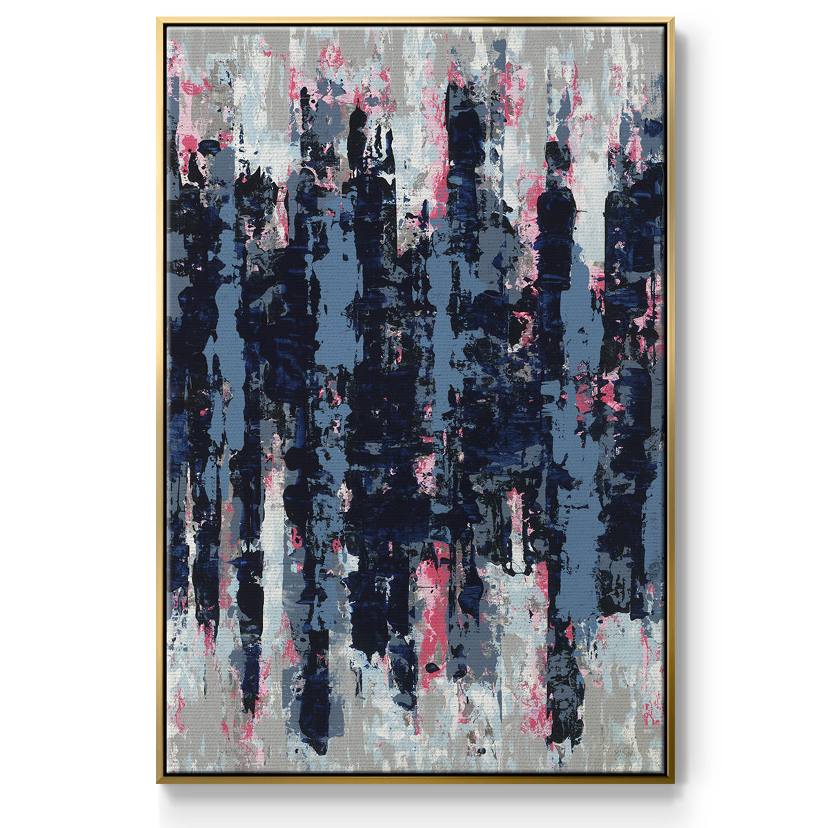 Veiled Heat - Floater Framed Canvas Print