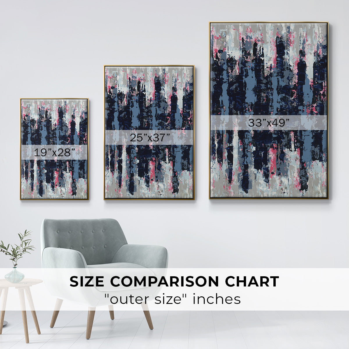 Veiled Heat - Floater Framed Canvas Print