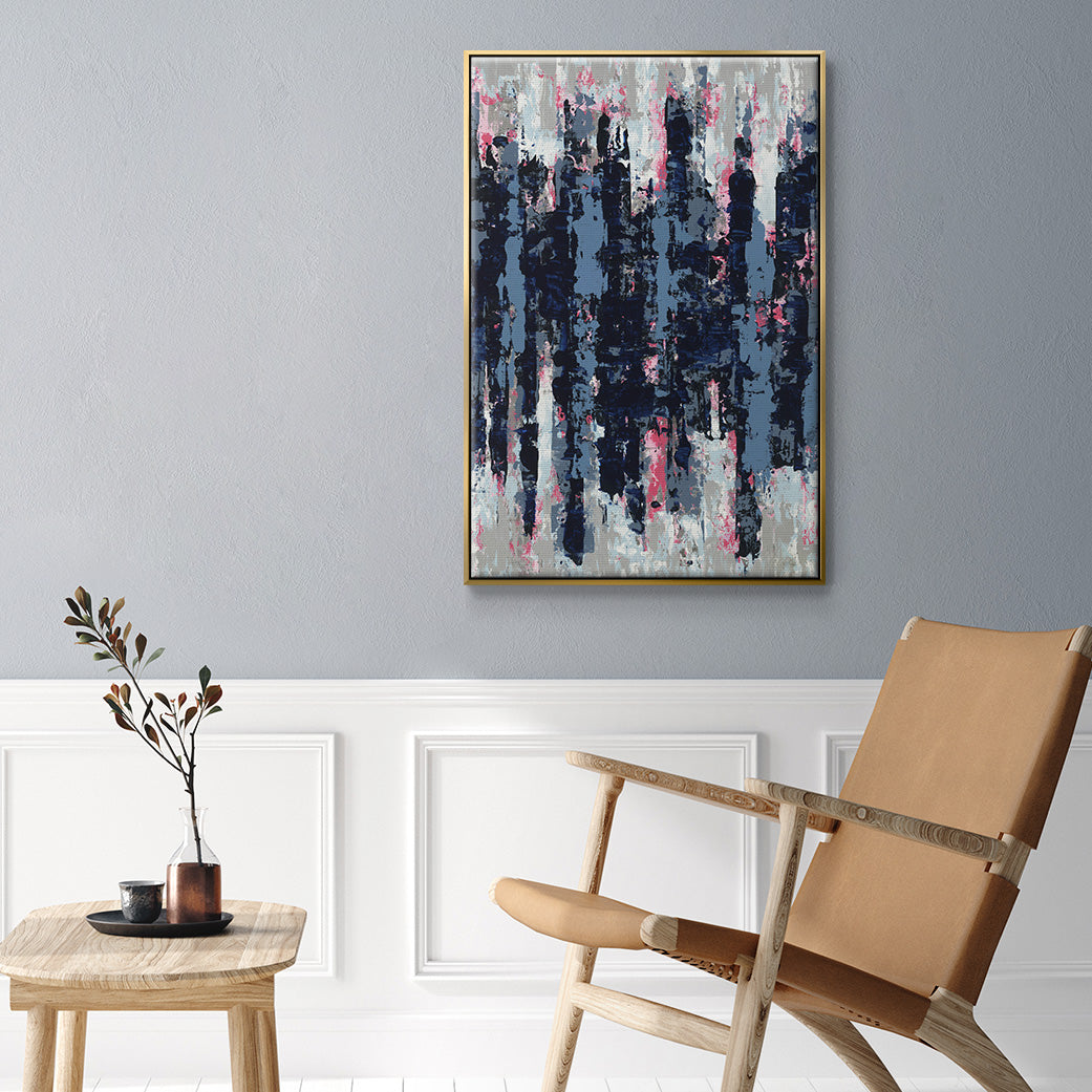 Veiled Heat - Floater Framed Canvas Print