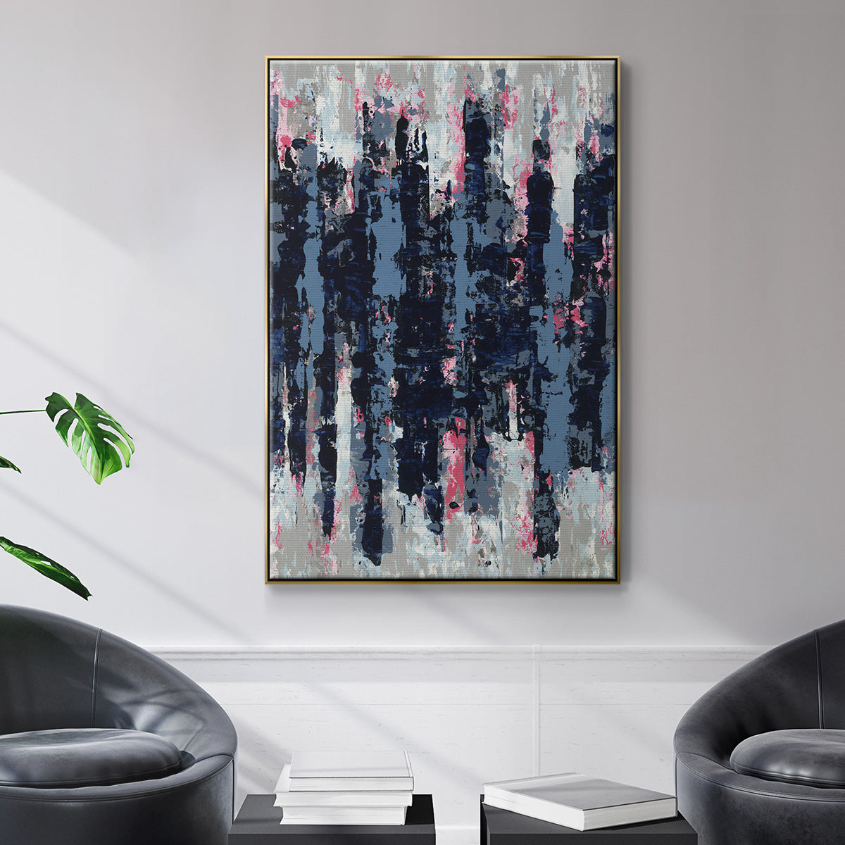 Veiled Heat - Floater Framed Canvas Print