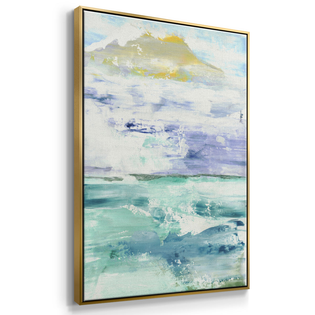 Fantasy Seascape - Floater Framed Canvas Print