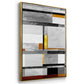 Retro Spectrum V7 - Floater Framed Canvas Print