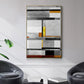 Retro Spectrum V7 - Floater Framed Canvas Print