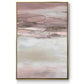 Geo Cache in Pale - Floater Framed Canvas Print