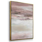 Geo Cache in Pale - Floater Framed Canvas Print