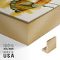 Flower Power I - Floater Framed Canvas Print