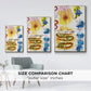 Flower Power I - Floater Framed Canvas Print