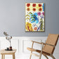 Flower Power II - Floater Framed Canvas Print