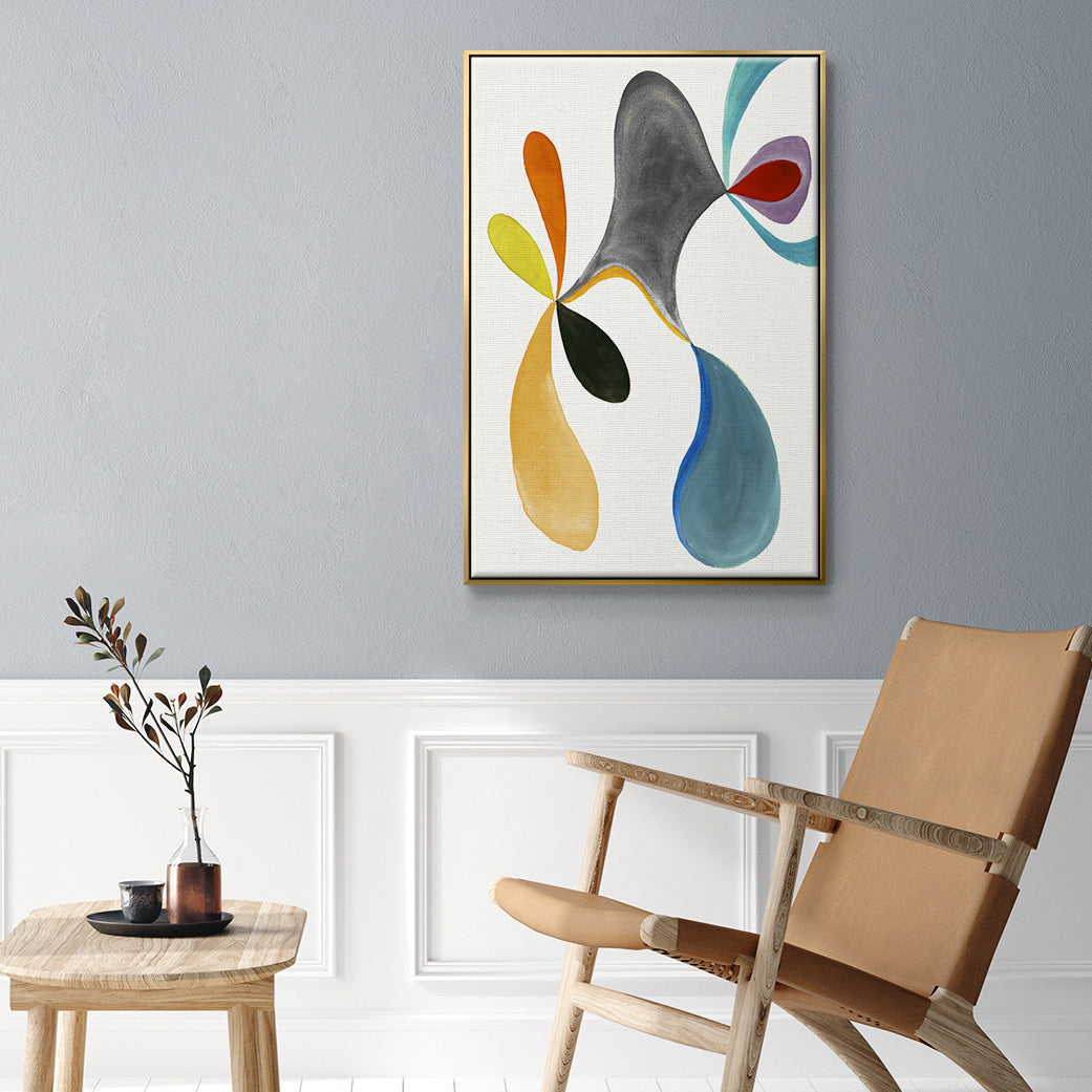 Magic Tricks I - Floater Framed Canvas Print