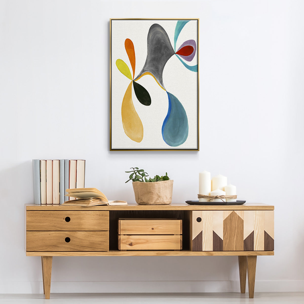 Magic Tricks I - Floater Framed Canvas Print