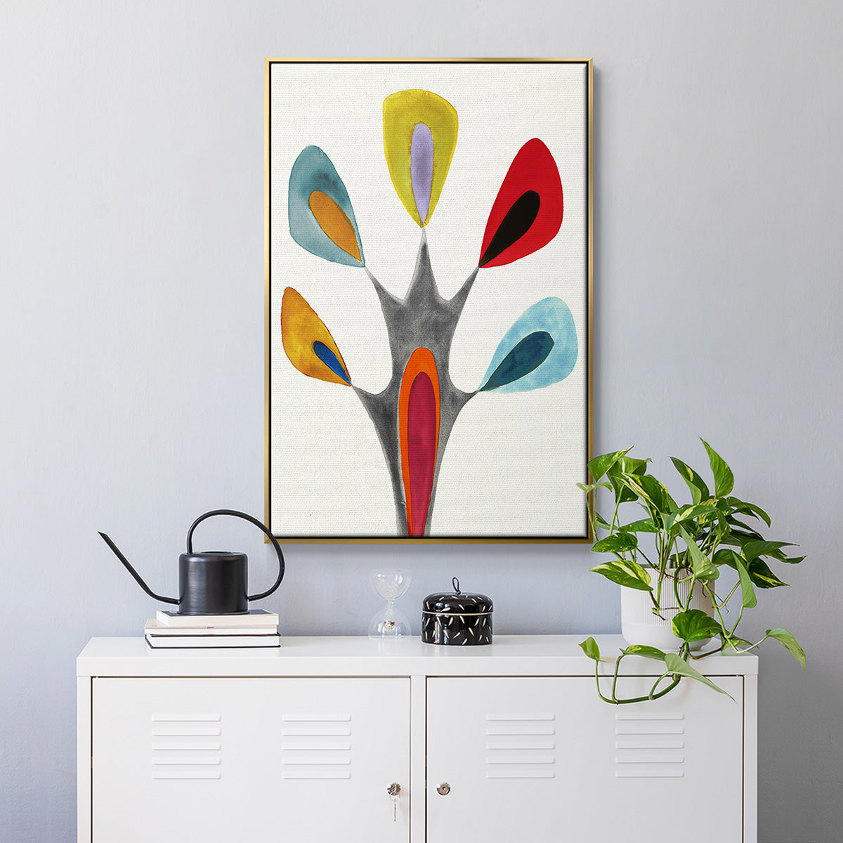 Magic Tricks II - Floater Framed Canvas Print