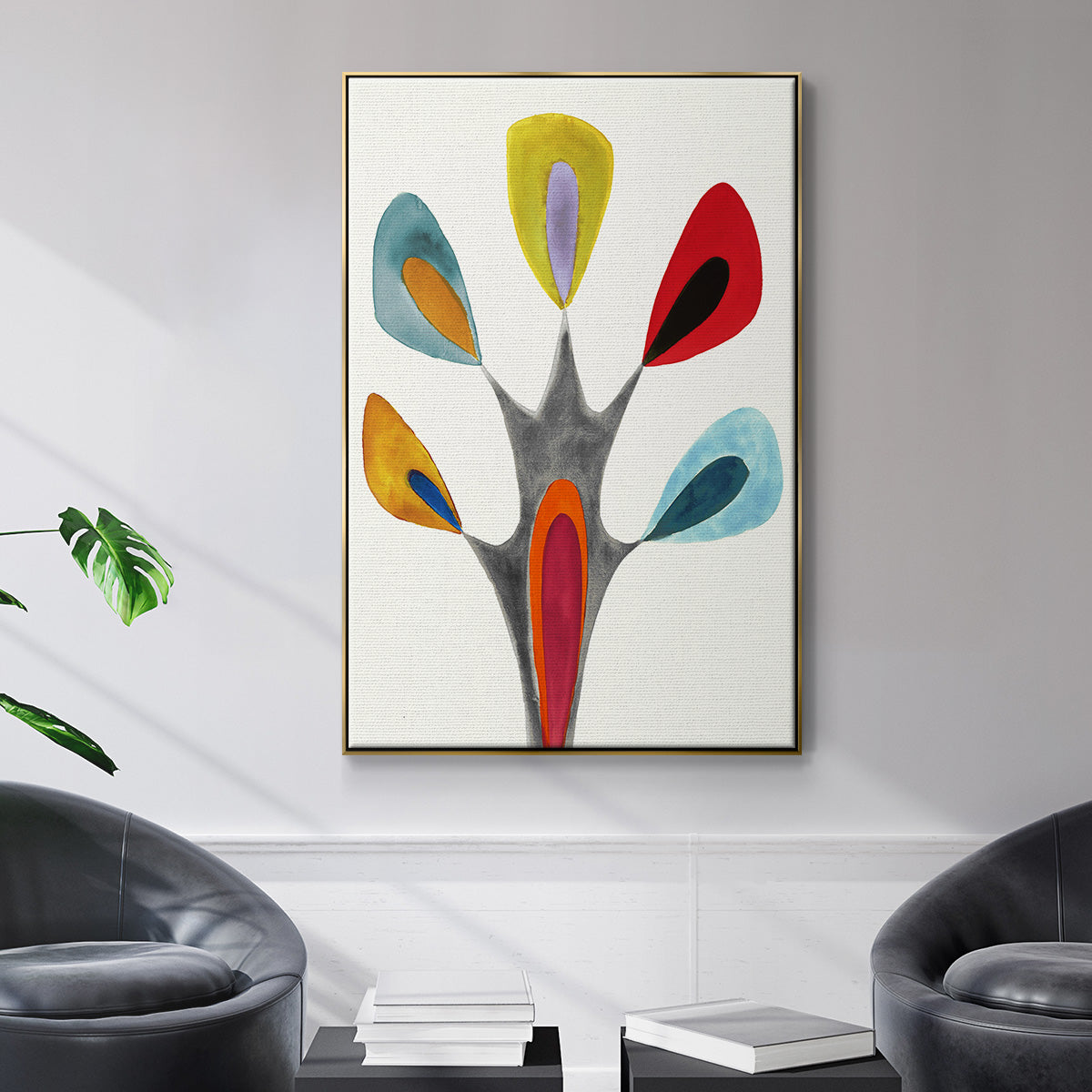 Magic Tricks II - Floater Framed Canvas Print