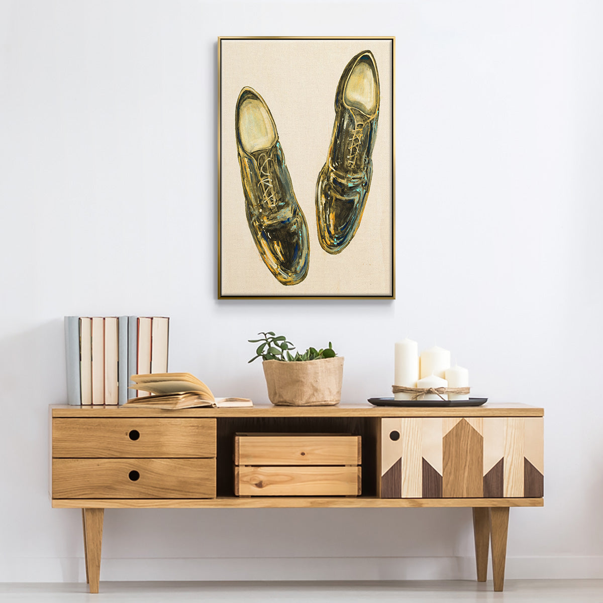 The Shoe Fits I V1 - Floater Framed Canvas Print