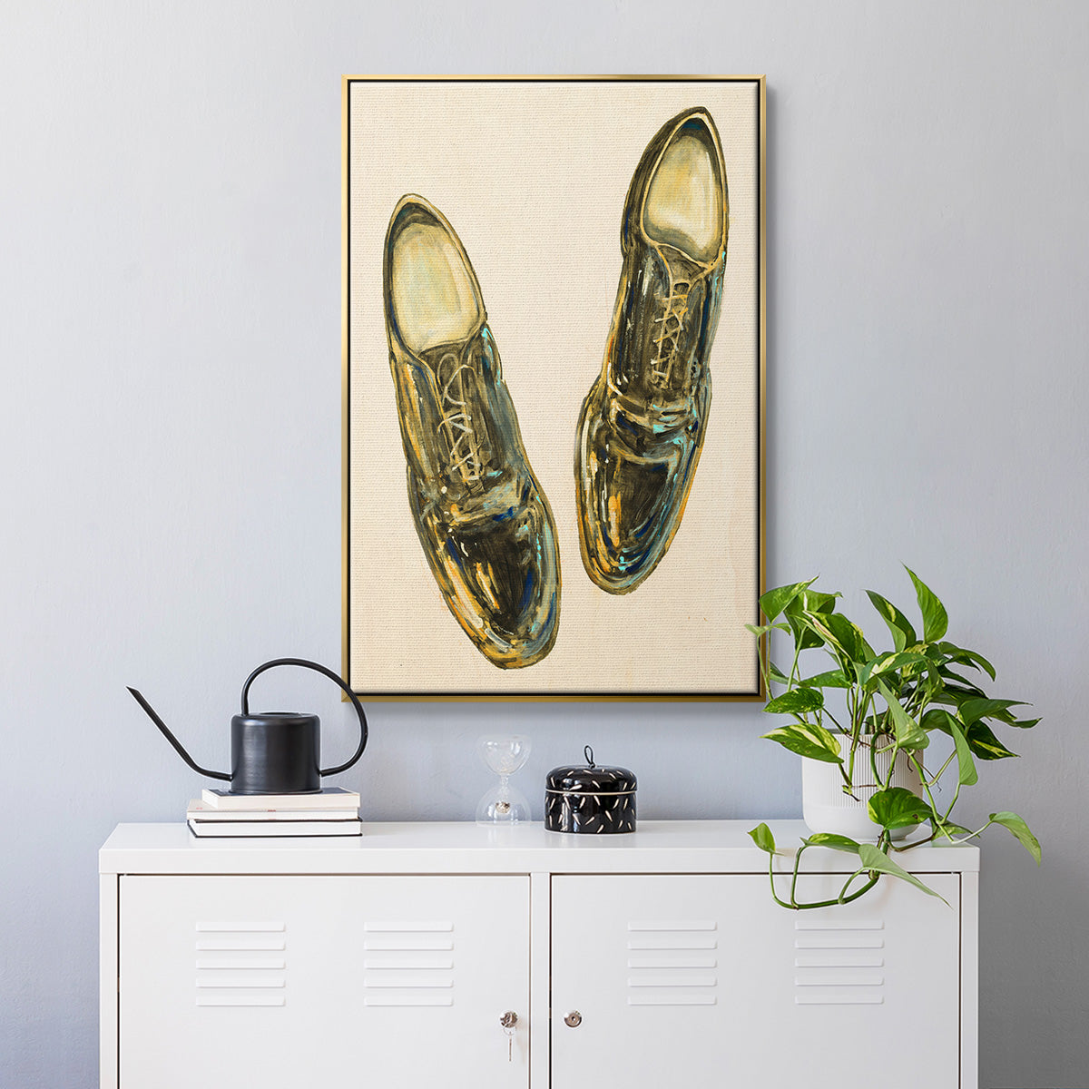 The Shoe Fits I V1 - Floater Framed Canvas Print