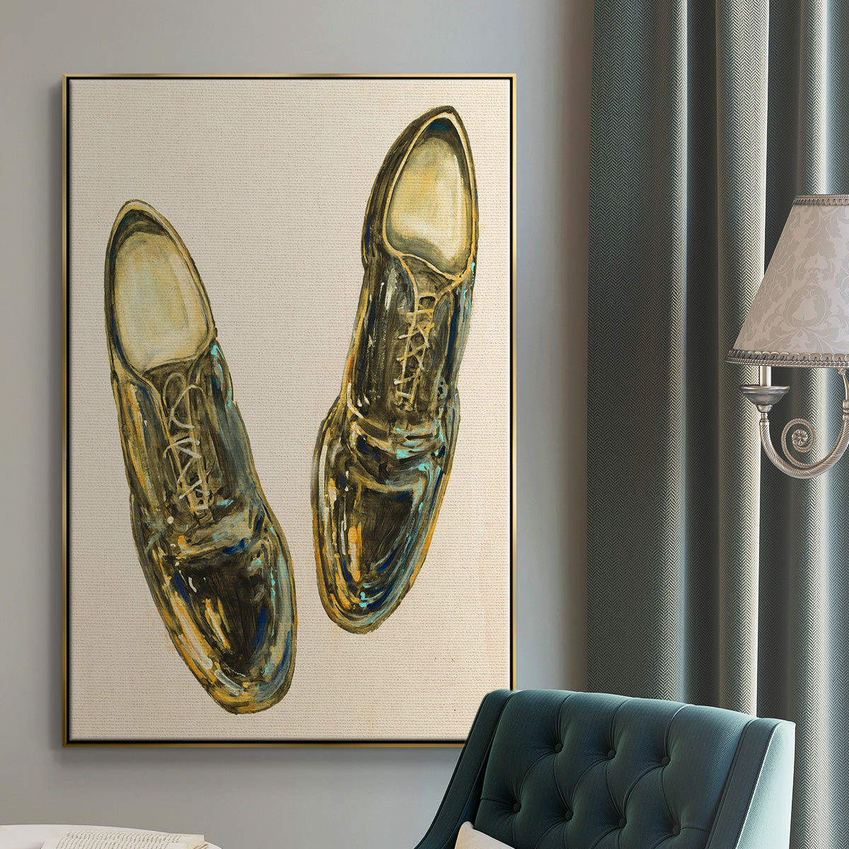 The Shoe Fits I V1 - Floater Framed Canvas Print
