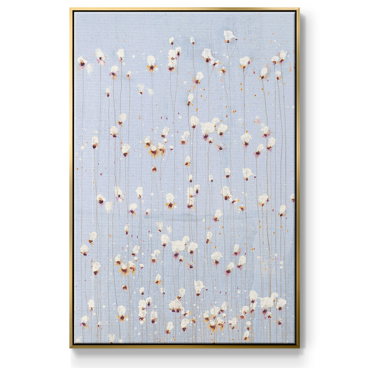 String Theory V1 - Floater Framed Canvas Print