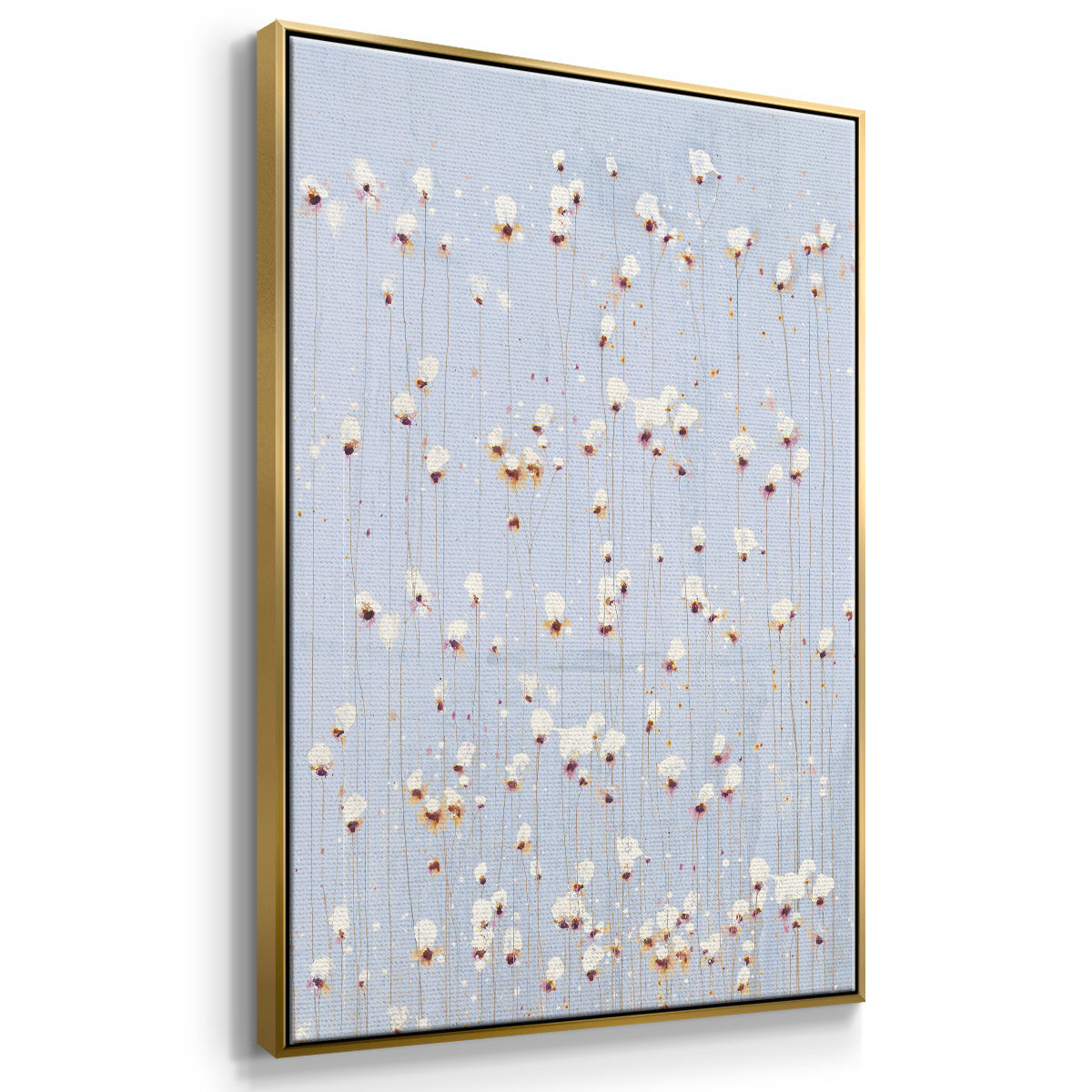String Theory V1 - Floater Framed Canvas Print