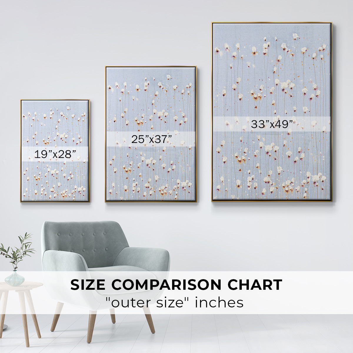 String Theory V1 - Floater Framed Canvas Print