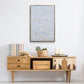 String Theory V1 - Floater Framed Canvas Print