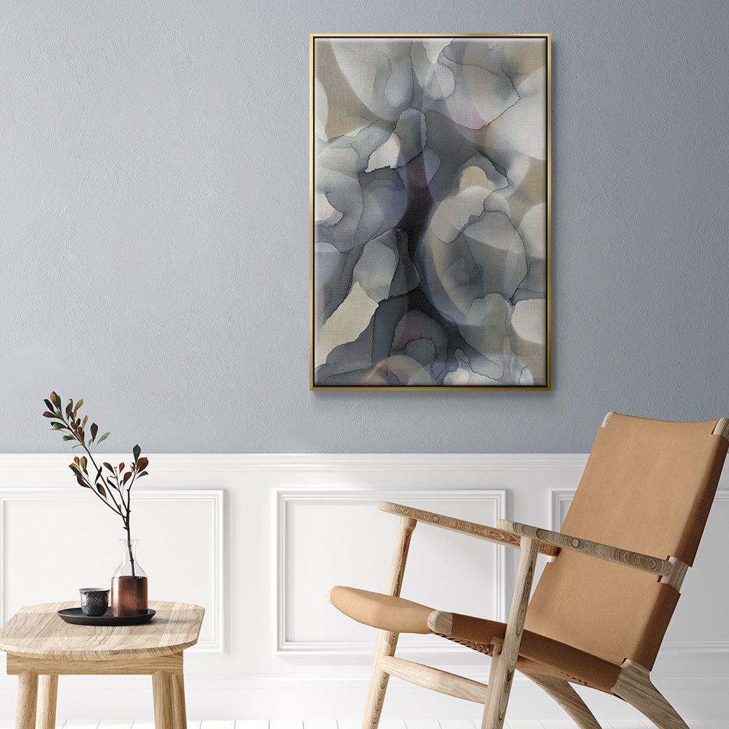 Heavy Weather - Floater Framed Canvas Print