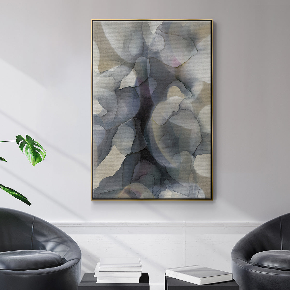 Heavy Weather - Floater Framed Canvas Print