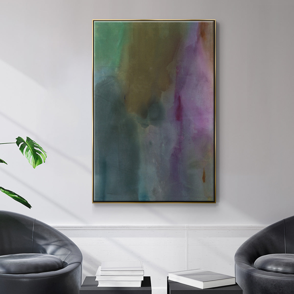 Simple Yet Affecting - Floater Framed Canvas Print
