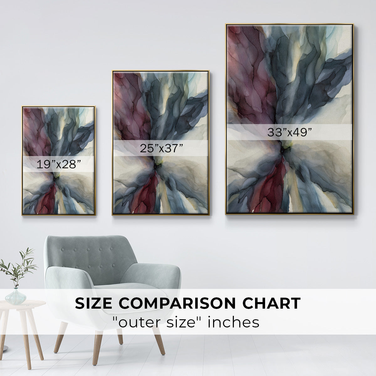 Untitled - Floater Framed Canvas Print
