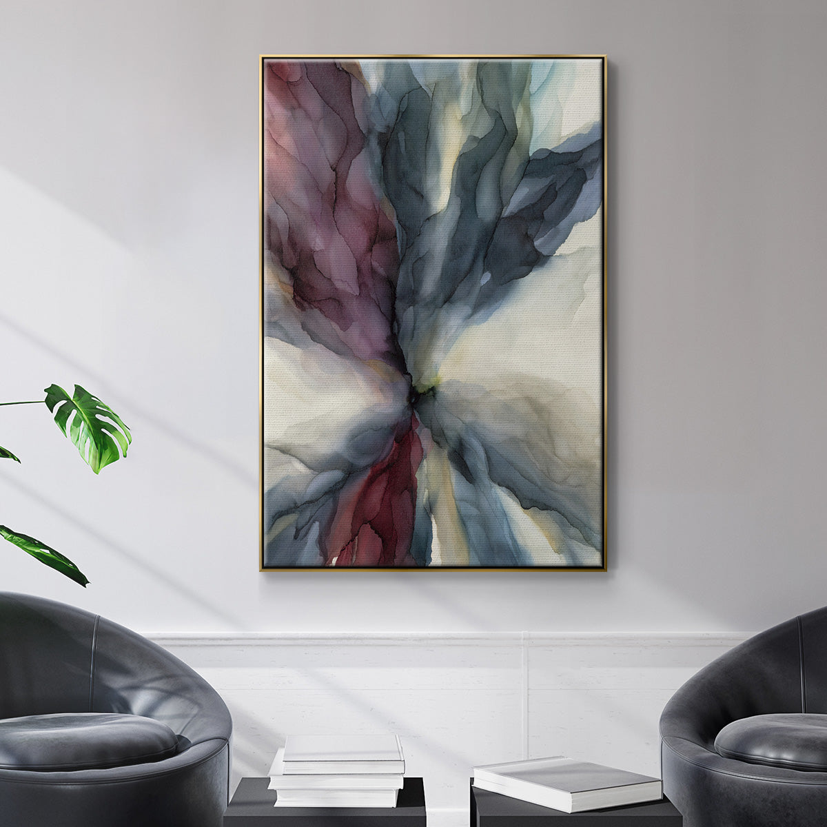 Untitled - Floater Framed Canvas Print
