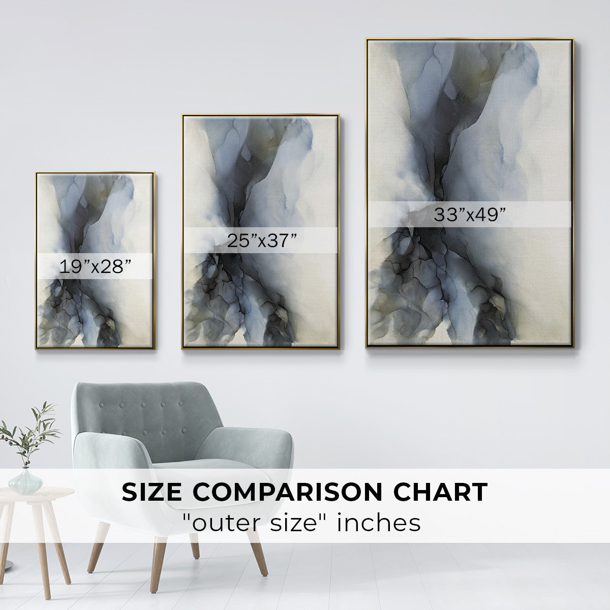 Low Tide - Floater Framed Canvas Print