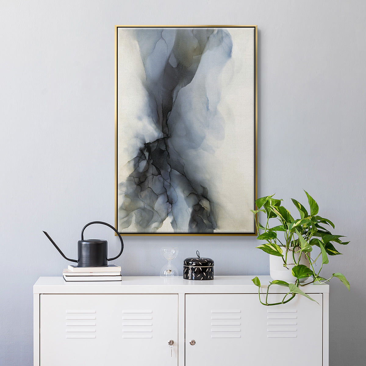 Low Tide - Floater Framed Canvas Print