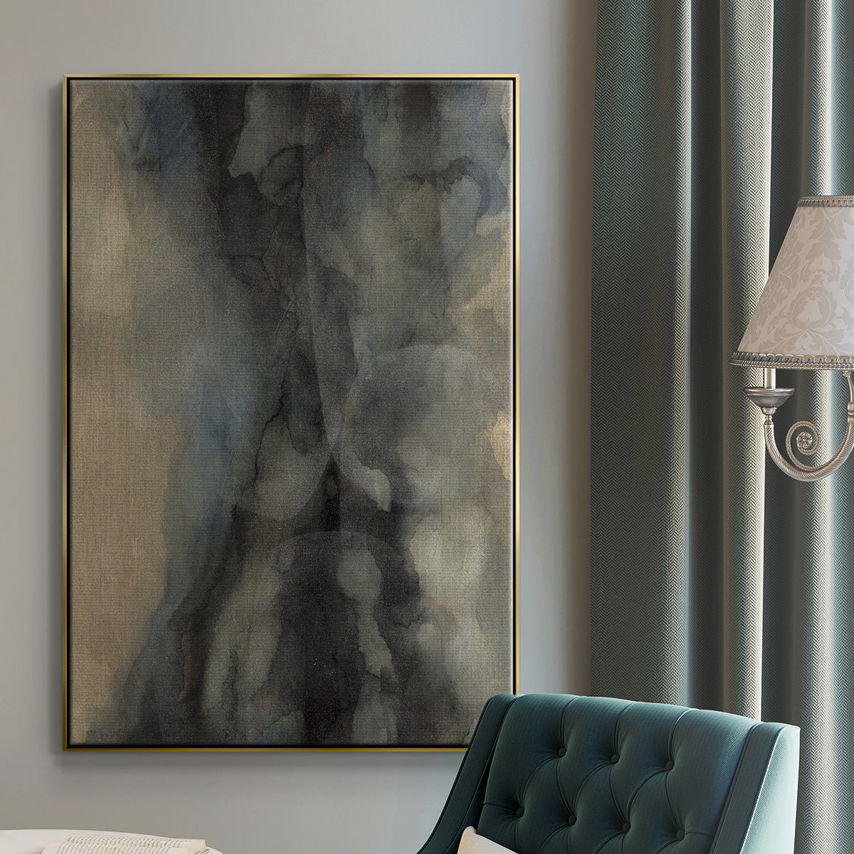The Winter - Floater Framed Canvas Print