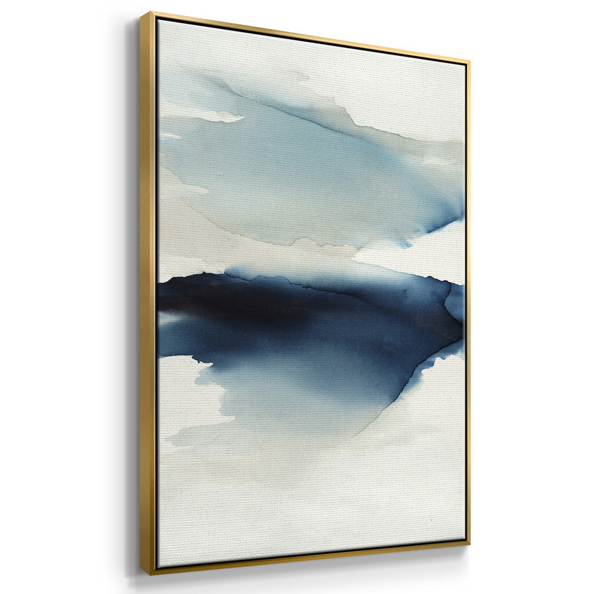 Waves I - Floater Framed Canvas Print