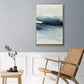 Waves II - Floater Framed Canvas Print