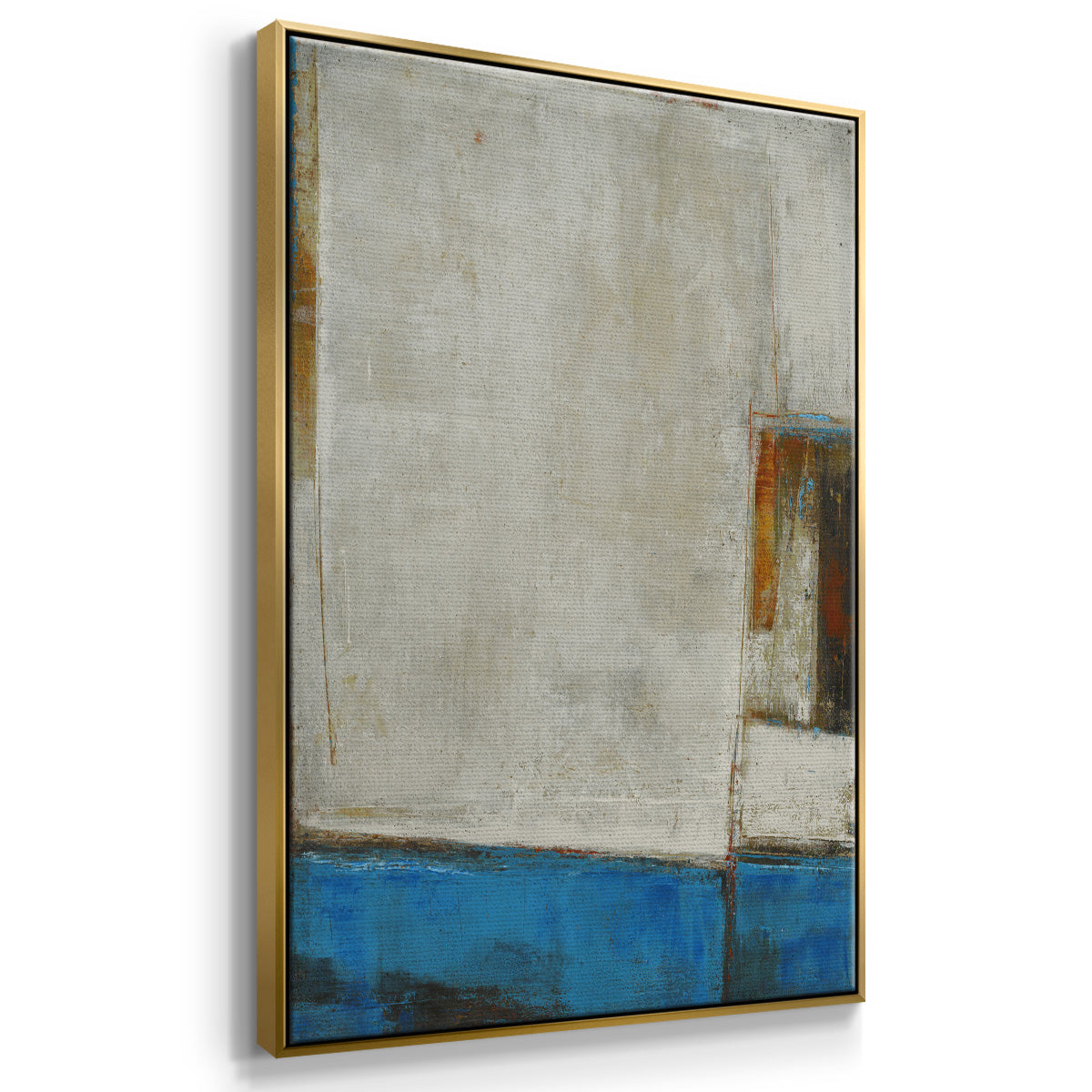 A Warped Window - Floater Framed Canvas Print