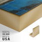 A Warped Window - Floater Framed Canvas Print