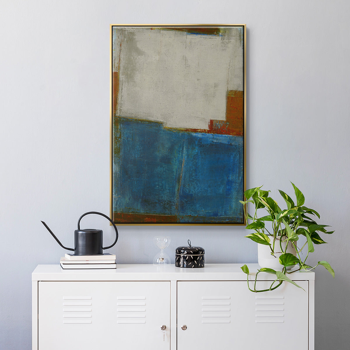 Steady Moves - Floater Framed Canvas Print
