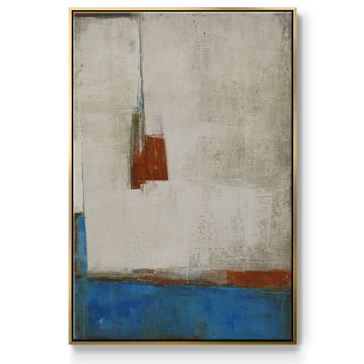 Take that Road - Floater Framed Canvas Print