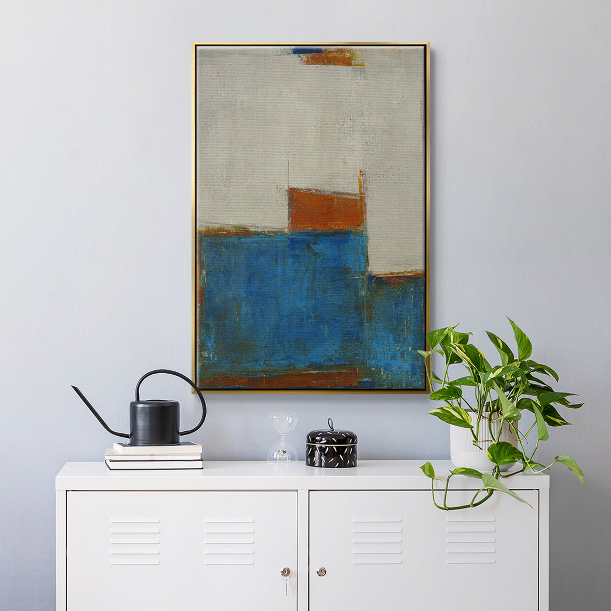 Sunset for Somebody - Floater Framed Canvas Print