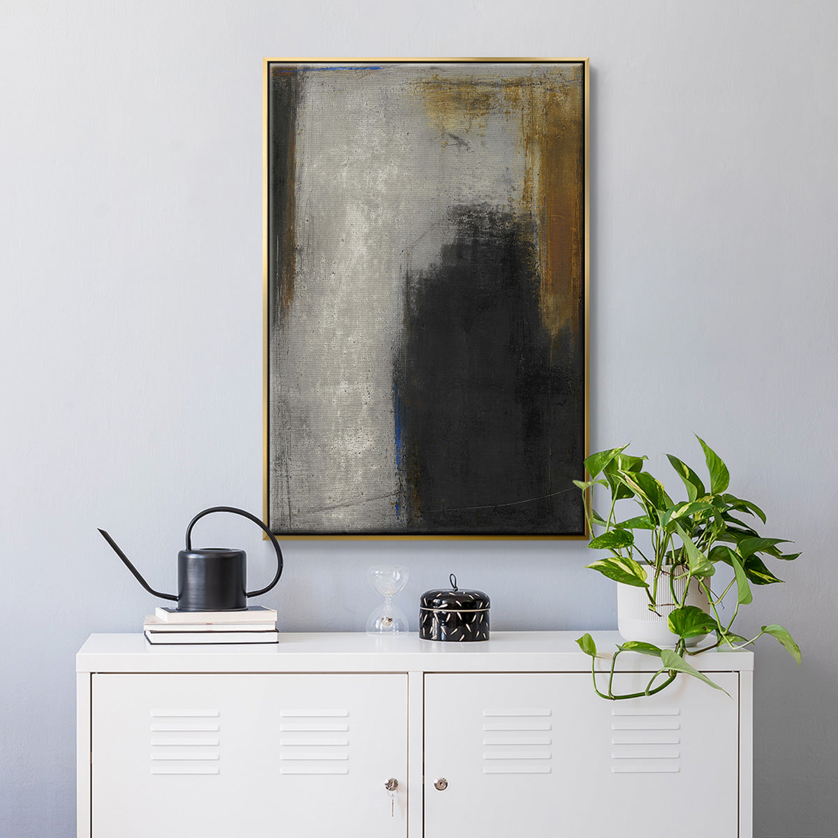 On My Way to Lately - Floater Framed Canvas Print