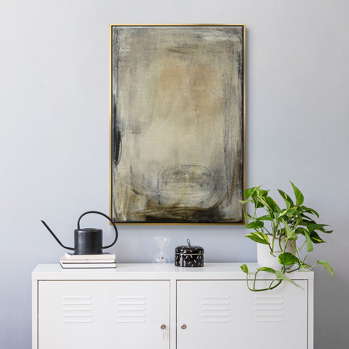 This is the Picture - Floater Framed Canvas Print