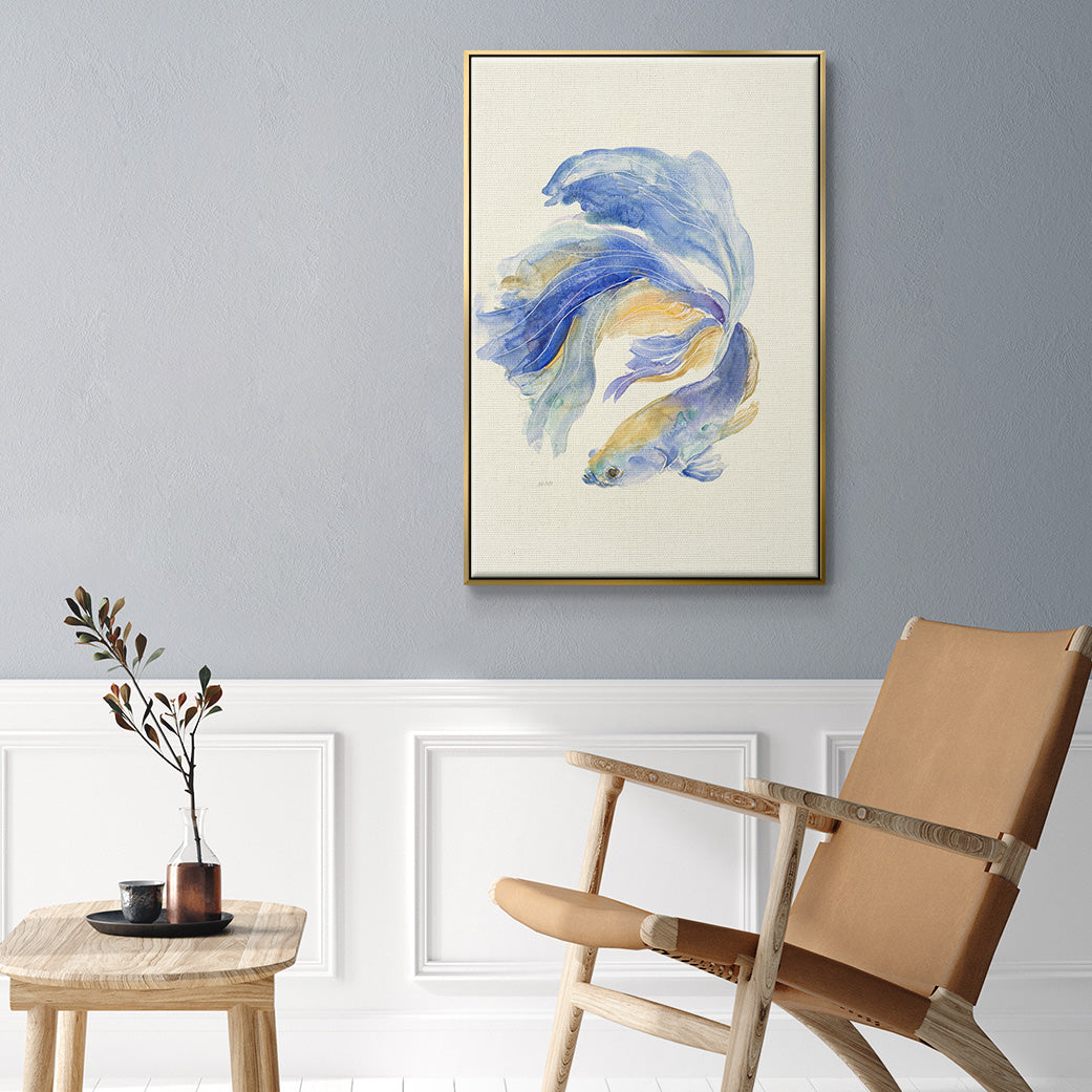 Betta II - Floater Framed Canvas Print