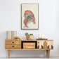 Betta III - Floater Framed Canvas Print