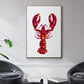 Lobster - Floater Framed Canvas Print