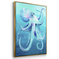 Octopus - Floater Framed Canvas Print