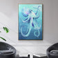 Octopus - Floater Framed Canvas Print