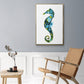 Seahorse - Floater Framed Canvas Print