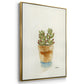 Succulent III - Floater Framed Canvas Print
