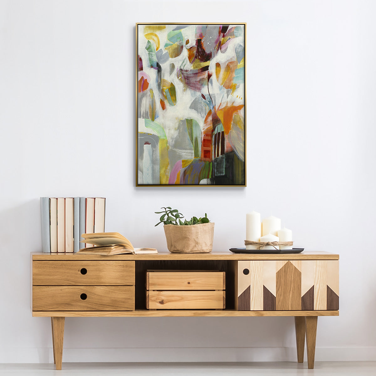 Renewal - Floater Framed Canvas Print