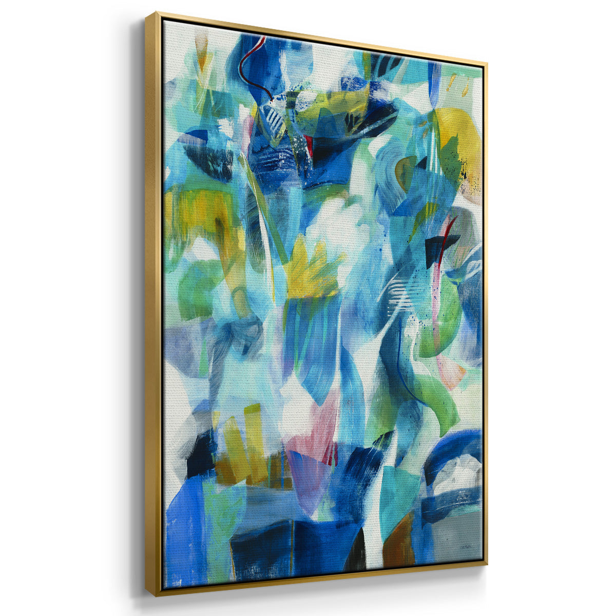 Green Passage - Floater Framed Canvas Print