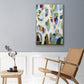 Interaction - Floater Framed Canvas Print